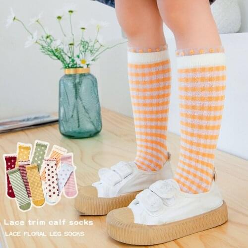 New baby lace stockings mesh breathable childrens socks straight socks summer baby socks