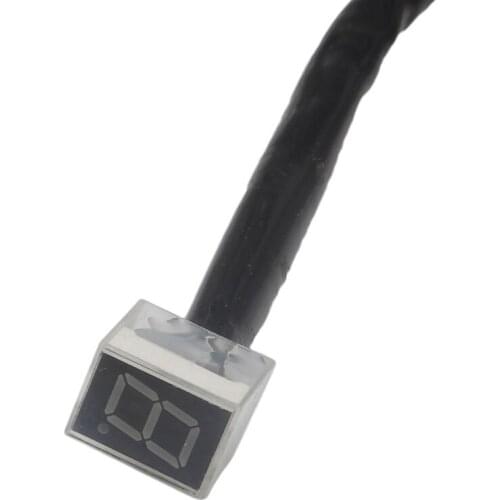 NEW Universal LED Digital Gear Indicator Motorcycle Display Shift Lever Sensor E7CA