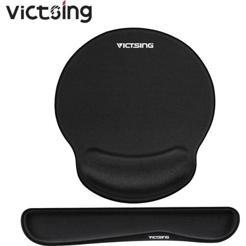 Original VicTsing Mouse Pad And Keyboard Wrist Rest With Wrist Support Memory Foam Set Mousepad For PC Computer Laptop Mac Gamer