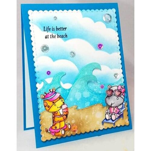 Oecan Border Seaweed Line Metal Cutting Dies for DIY Scrapbooking Decorative Crafts Embossing Paper Cards Making New 2019 Dies