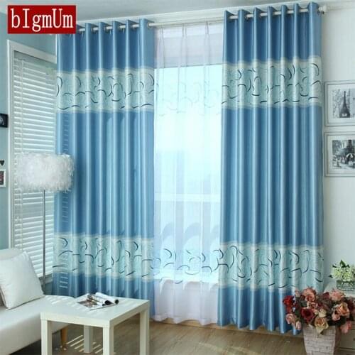 Nordic Line Embroidered Curtains For living Room/Bedroom Window Panels Geometric Curtains Window Treatment /Drapes Home Decor