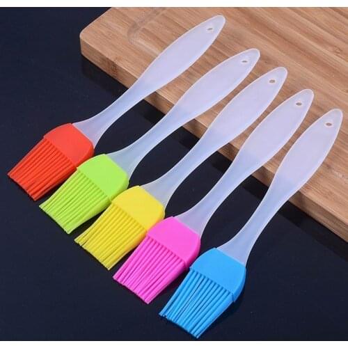 500pcs Silicone Butter Brush BBQ Oil Pastry Grill Food Bread Basting Brush Bakeware Kitchen Dining Tool Random mix