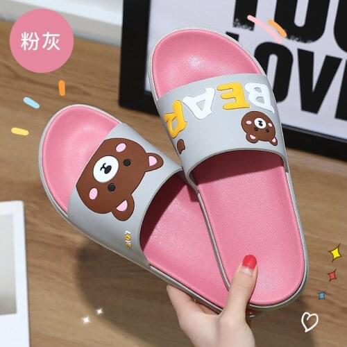 Slippers Home Mens Home Bathroom Bath Non Slip Soft Bottom Home Cartoon Slippers Women Mens Shoes House Slippers Women
