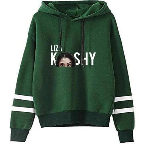 WAWNI Liza Koshy Sweatshirt Hoodie Volleyball Tops Loose Sweatshirt Polyester Plus Cotton Fabric Fashion Pullover Hip Hop Tops