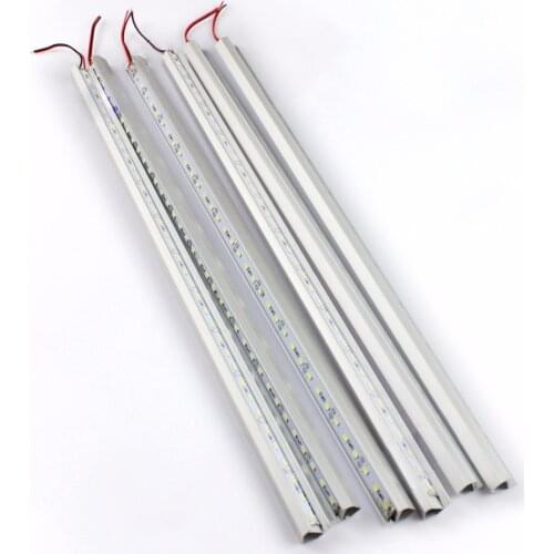 U/V STYLE global free shipping 5pcs/lot DC12V 50CM 5630 LED Hard luces LED Strip Bar Light with Aluminium Alloy Shell