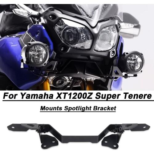 Fog Lights Auxiliary Bracket Light Mounts Spotlight Bracket Spot Light Holder For YAMAHA XT1200Z XT 1200Z Super Tenere