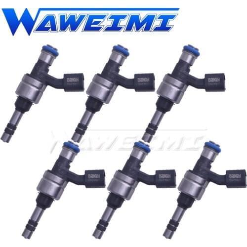 WAWEIMI 6PCS Fuel Injector Nozzle Valve OE 12629927 For CADILLAC SRX 2010-2011 3.0L V6