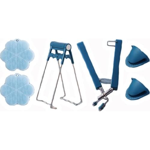 Stainless Steel Anti-scalding Clip Anti-scalding Pliers Anti-scalding Gloves Kitchen Tools Kitchen Anti-scalding Combination Set