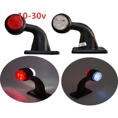 1Pair Truck 24v Side Marker Lights 12v Trailer Outline Lamp Clearance Lights Tail Light Assembly For Volvo truck For Scania