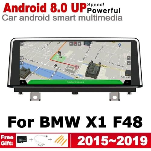 2G+16G Android 7.0 up Car radio GPS multimedia player For BMW X1 F48 2015~2019 Navigation WiFi BT Radio Media