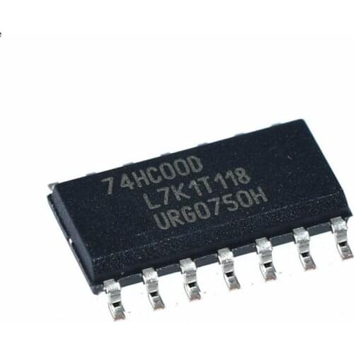 20pcs/lot new original 74HC00 74HC00D SN74HC00DR SOP-14 four-two input NAND gate