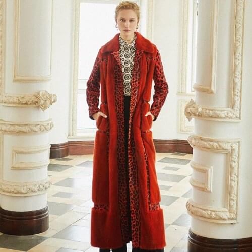 2020 LLG fur vest pink winter coat plus size winter clothes women jacket winter coats women