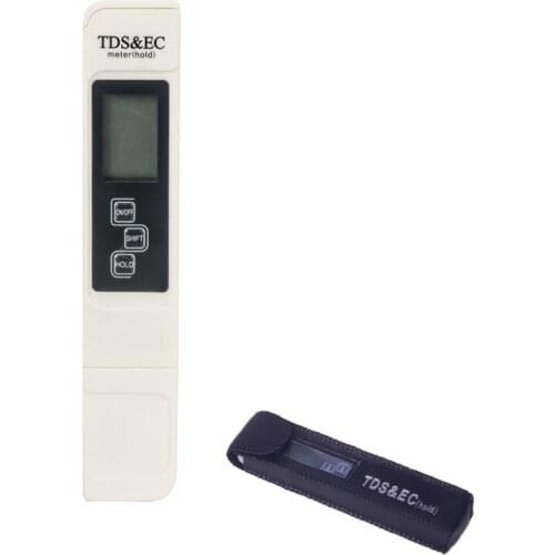 3 In 1 TDS EC Meter Temperature Tester Function Conductivity Water Measurement Tool TDS & EC Tester 0-5000ppm