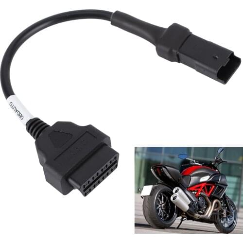 4 Pin to OBD2 Diagnostic Adapter Connector for DUCATI Panigale Fit for Multistrada 1200 2010‑2014