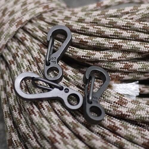 5pcs EDC Keychain Buckle Metal Key Pendant Outdoor Camping Equopment Classic Simple Tourism Portable Mini Tools