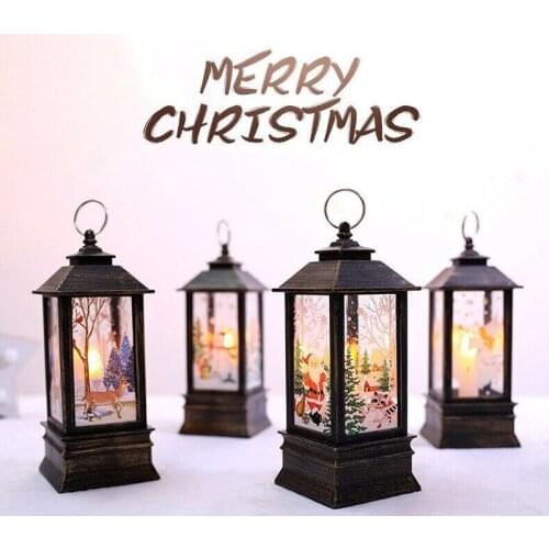 8 kinds of Simulation Oil Lamp Christmas Holiday Party Home Decoration