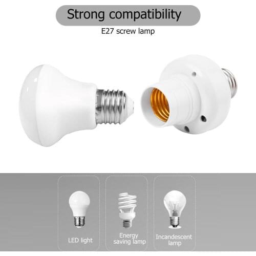 220V Wireless Remote Control Switch Connector E27 Screw Light Holder Converter Sensor Switch Light Holder Socket
