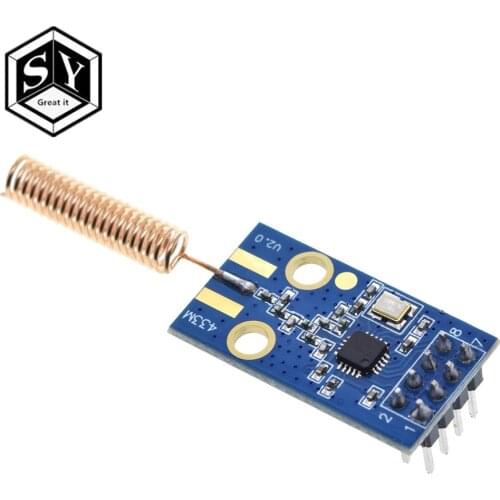CC1101 Wireless Transceiver Module 433MHz 2500 NRF Distance Transmission Board OOK ASK MSK Modulation Programable Control 2500