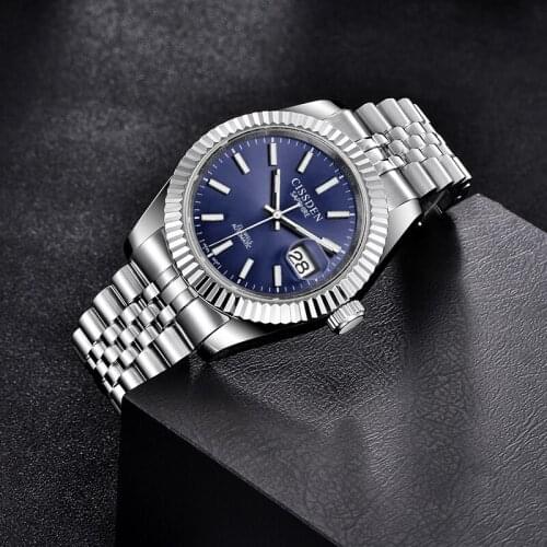2021 CISSDEN Design Fashion Men Mechanical Watches Sapphire Glass Men Automatic Wristwatch Japan NH36A Waterproof 100M Men Clock