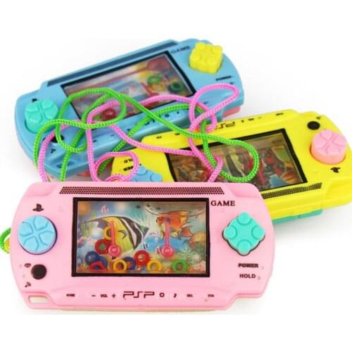 Cultivate Kid Thinking Ability Toys Water Ring Toss Handheld Game Machine Parent-Child Interactive Game Toys Random Color