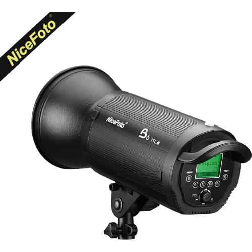 New NiceFoto B6 600Ws TTL HSS 1/20000S 2.4G Wireless Battery Powered Flash With TX-C02 for Canon Nikon DSLR Cameras