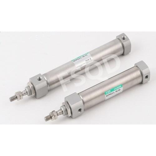 SCPD/SCPG2-L-00-10-10,15,20,30,40,50,100,125,150,175,200 CKD Pencil shaped cylinder SCPG2 series
