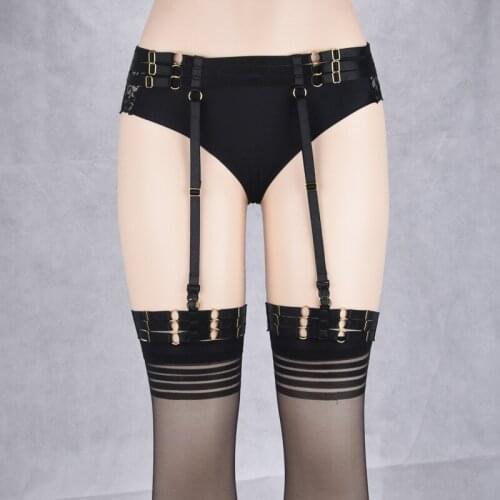 JLX.HARNESS Cage Sexy Panties open butt, see through briefs sexy black 2016 erotic look lingerie custom done made to order P0172