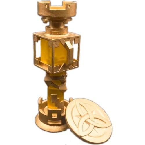 Rock Gods Heart Game Genshin Impact Zhongli Cosplay Glowing Props Anime Project Accessories Gods Eye Halloween Toys Xmas Gifts