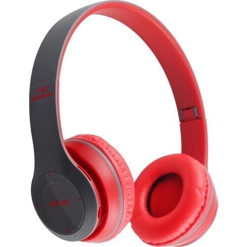 Thorqtech TQ-P47 Bluetooth Headset Black Red