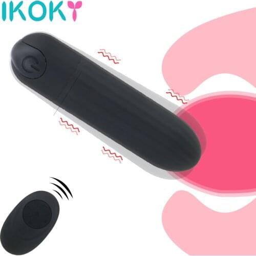 10 Speed Strong Vibration Bullet Vibrator Sex Toys For Women Clitoris Stimulator Vaginal Massager USB Charged Remote Control