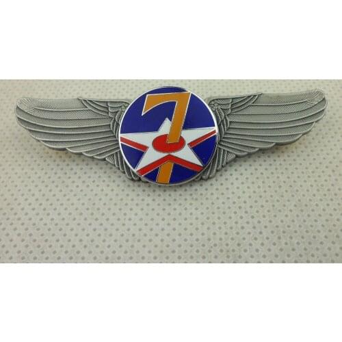 WW2 US Air Force Pin U.S. 7th AIR FORCE Wings Badge Pin Insignia- World military Store