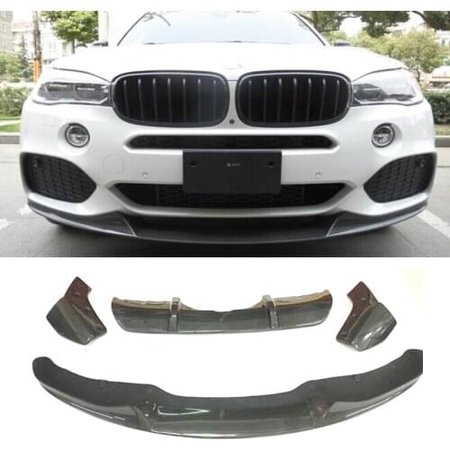 M-P-Style Carbon fiber Bumper Front lip Rear Diffuser 1 Set For BMW X5 F15
