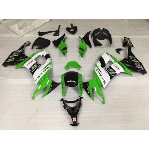 ZX-10r 2009 Motorcycle Fairing ZX-10r 08 09 Motorcycle Fairing ZX-10r 2008 - 2010 Fairing Green Black White