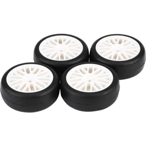 1/10 flat sports car tire Bald tire, suitable for HSP, HPI, Traxxas, Losi, VRX, LRP, ZD Racing and other brands 1/10 on-road car