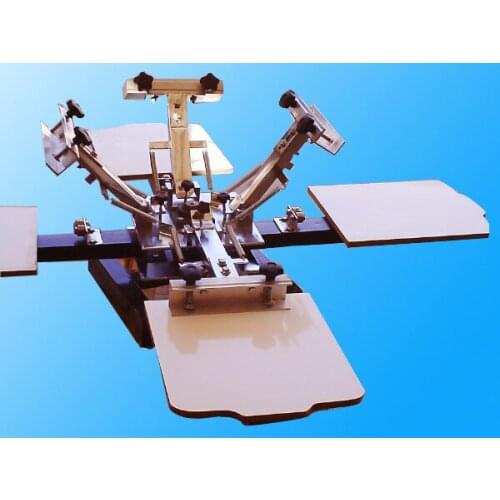 1Set 4 color 4 station T-shirt screen printing machine without base good quality (many areas)