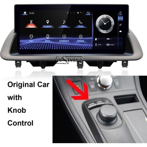 10.25 inch Android 9.0 Upgraded Original Car Screen multimedia Player for LEXUS CT200 (2011-17 Original with 7inch screen&Knob)