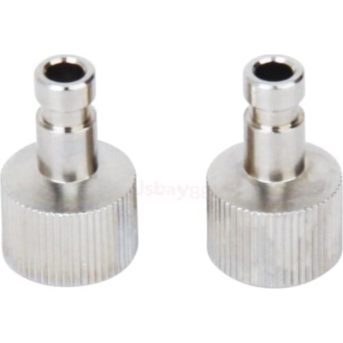 2Pcs Airbrush Quick Disconnect Coupler Hose Connector Release Adapter 1/8" fittings