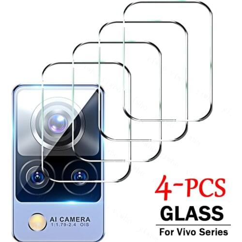 4PCS for VIVO Y73 Y72 Y70 Y52 Y51 Y50 Y31 Y30 V21E 5G V20 Pro Se Glass Tempered Glass Transparent Screen Protector Camera Film