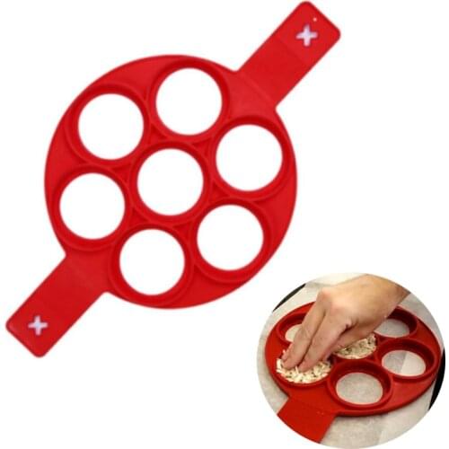 Pancake Maker Multiple shapes 4 Holes Nonstick Silicone Baking Mold Ring Fried Egg Mold for family cooking