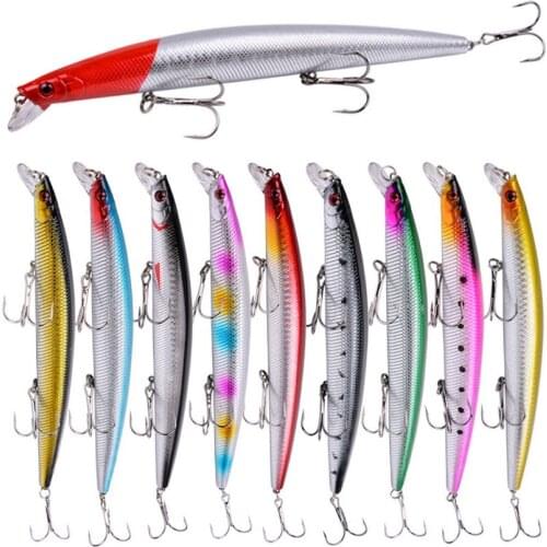 1PCS Big Laser Minnow Fishing Lures 18cm/24g Fishing Hard Bait Crankbaits Isca Artificial Bait Pesca Sea Wobbler Swimming Baits