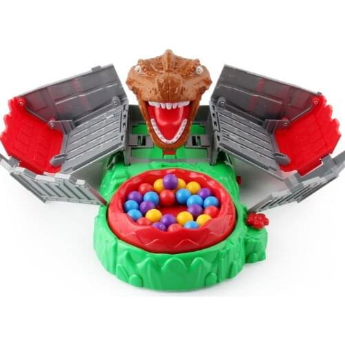 Children Cautious Dinosaur Pinching Bean Parent-child Interactive Tabletop Toy
