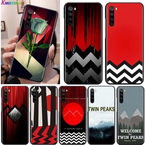 Welcome Twin Peaks for OPPO Reno 2 Z 2Z 2F 3 4 Pro 5G F7 A5 A9 2020 Super Bright Black Phone Case Soft Cover Shell