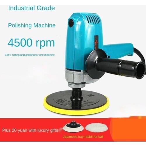 Electric Car Polisher Machine 220V 4500rpm pulidora Auto Polishing Machine 6 Speed Sander Polish Waxing Tools Car Accessories