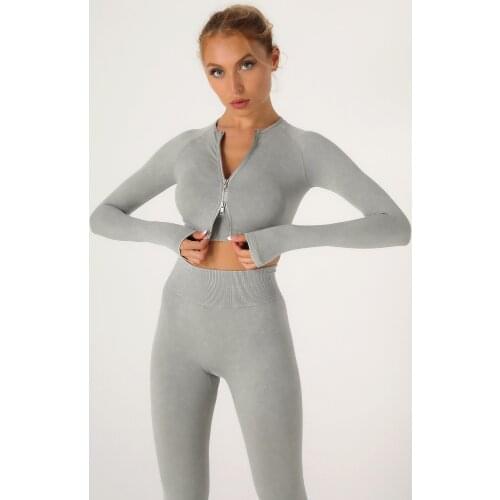 Two pcs yoga set Women sportswear running Woman clothes Suit for fitness 2021