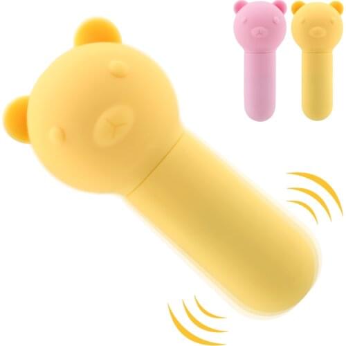 Little Bear Vibrator Clitoris Stimulator Bullet Vibrating Egg Sex Toys for Women 10 Frequency G-spot Massager