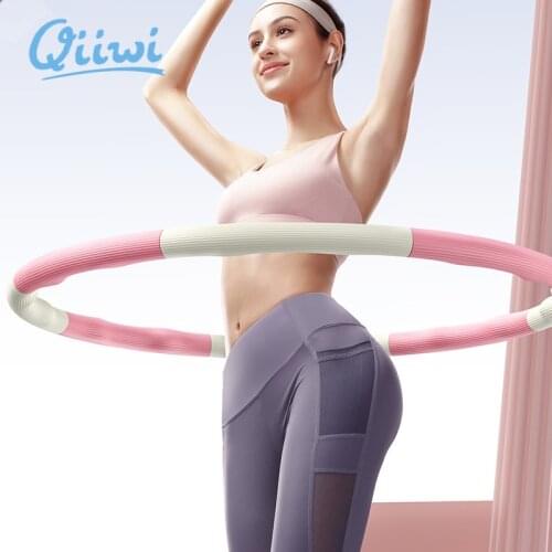 8 Part Detachable Weighted Hola Hoop Fitness Sport Circle Slimming Thin Waist Trainer Loss Weight Hoop Home Workout Bodybuilding