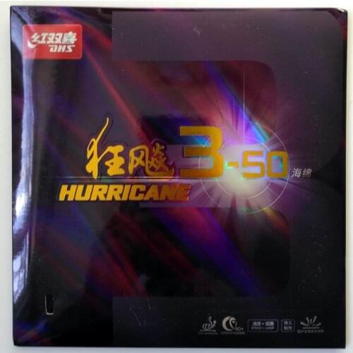 Original DHS hurricane 3-50 Table Tennis Rubber cake sponge dhs table tennis racket racquet sports pingpong rubbers