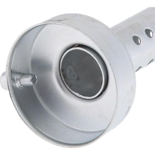 60mm Silver Aluminum Motorcycle Exhaust Can Muffler Insert Baffle DB Killer Silencer Adjustable