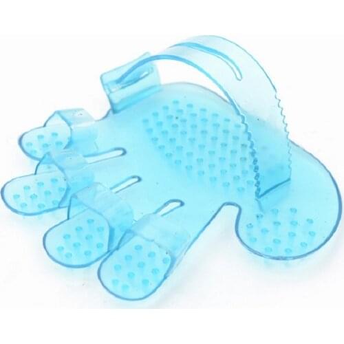 Pet Dog Cat Bath Brush Comb Rubber Glove Hair Fur Grooming Massaging Massage Kitchen Cleaning Gloves pets Silicone Washing Glove