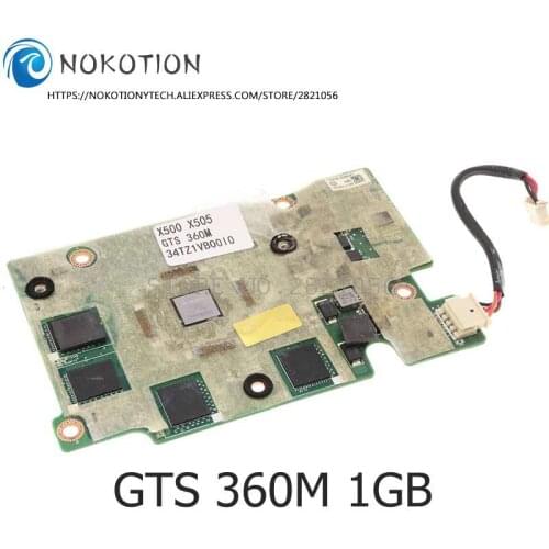 NOKOTION DATZ1SUBAD0 34TZ1VB00I0 Video Card For TOSHIBA Qosmio X505 X500 Laptop Graphics Card GTS 360M 1GB DDR5